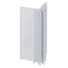 Basis uitwendig hoekprofiel aluminium (1 x 400 cm) - Keralit basis uitwendig hoekprofiel aluminium 1 x 1 - 2803Ker